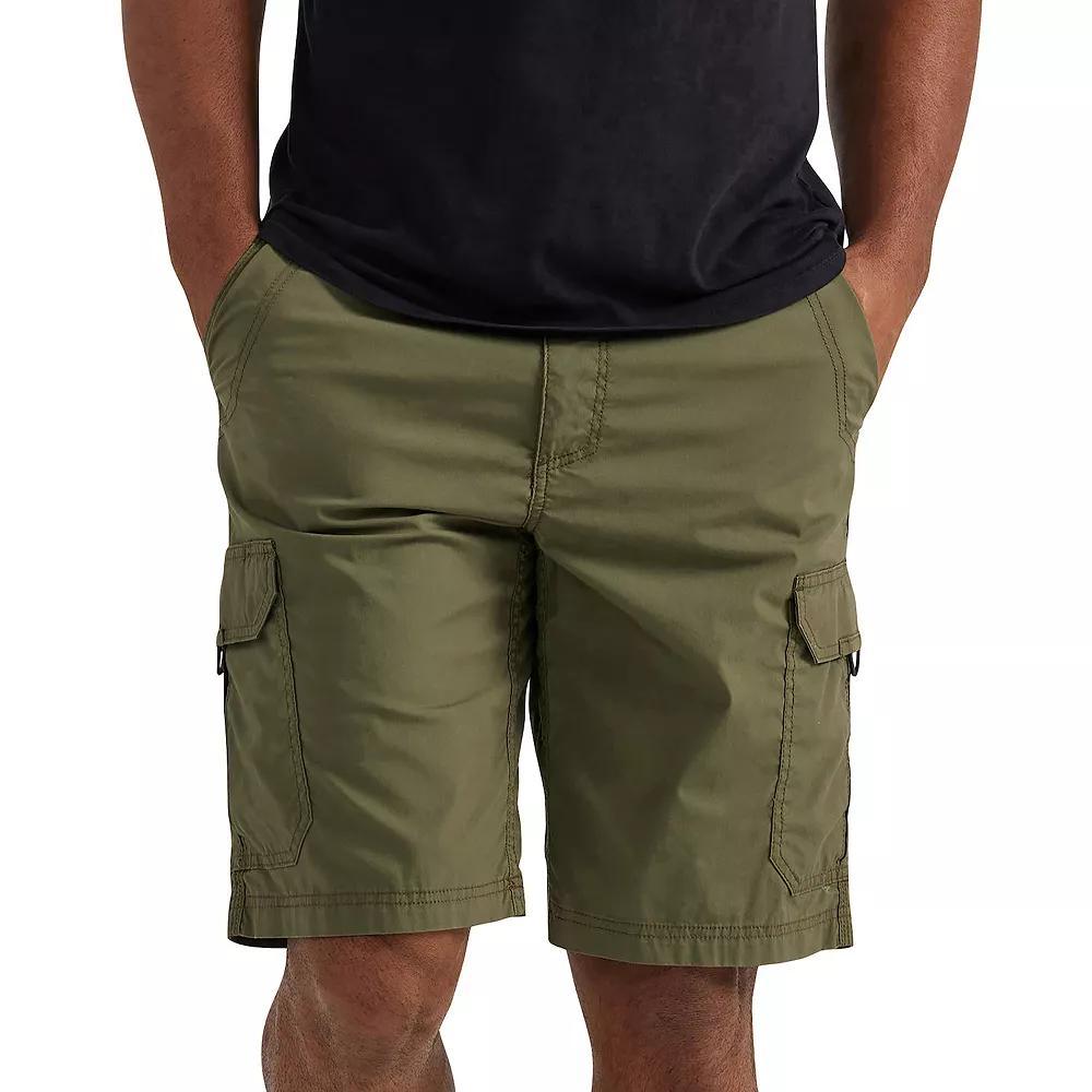 Men's Lee® 10.5" Extreme Motion Crossroads Cargo Shorts, Size: 29, Olive Black Product Image