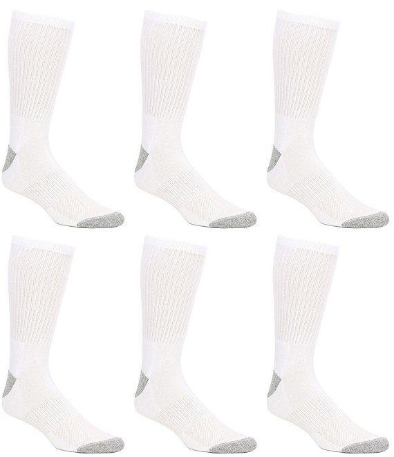 Gold Label Roundtree & Yorke Sport Performance Crew Athletic Socks 6-Pack Product Image