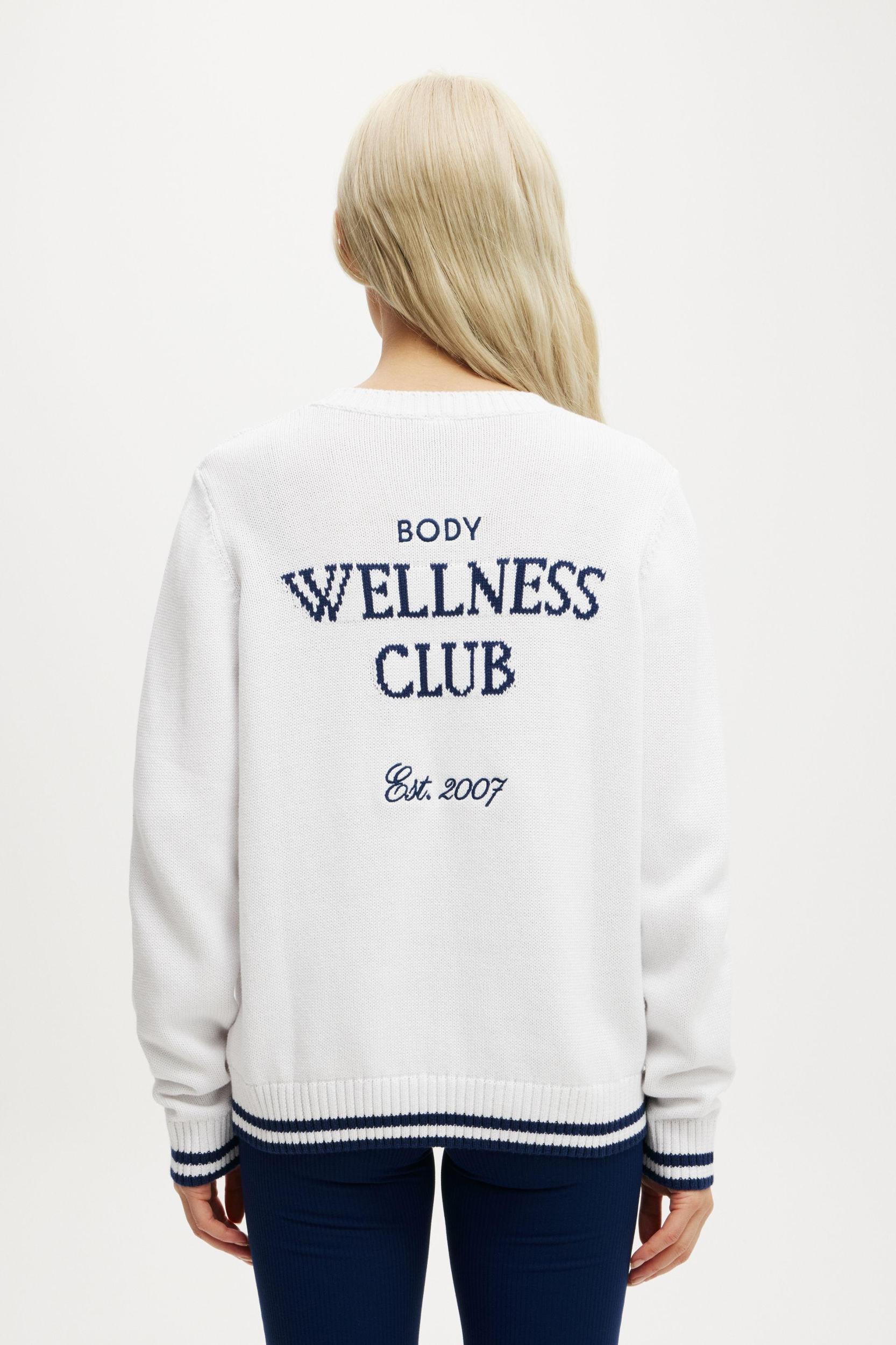 Active Knitted Graphic Crew Product Image