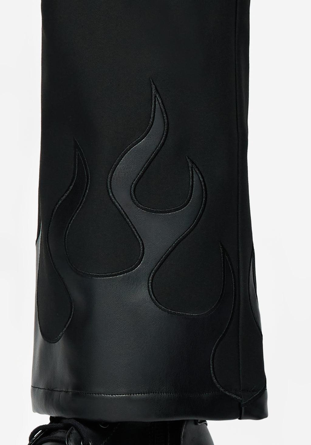 Ignite Faux Leather Tailored Trousers Product Image