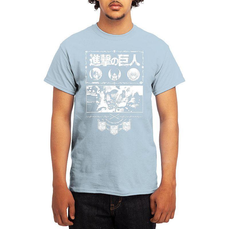 Men's Attack on Titan Ornate Collage Graphic Tee, Boy's, Size: Small, Red Product Image