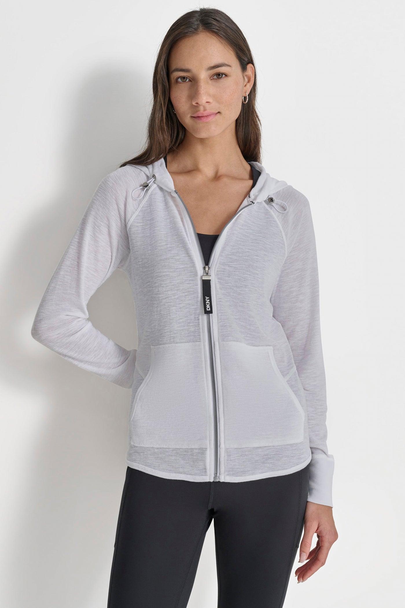 SLUB WAFFLE KNIT HOODIE Product Image