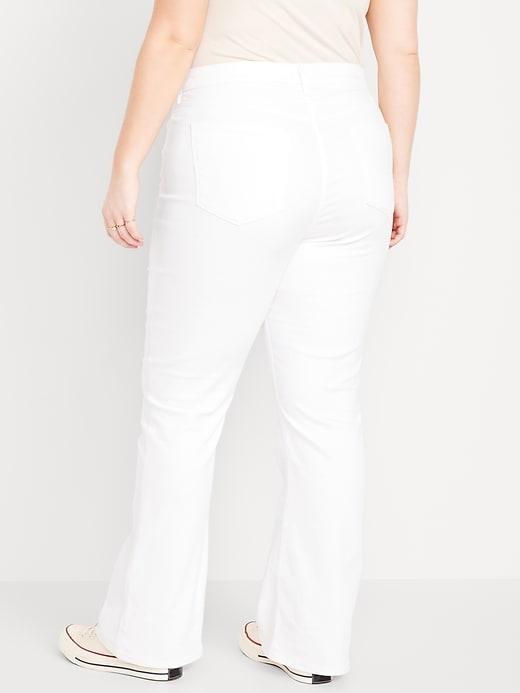 High-Waisted Wow Flare Jeans Product Image
