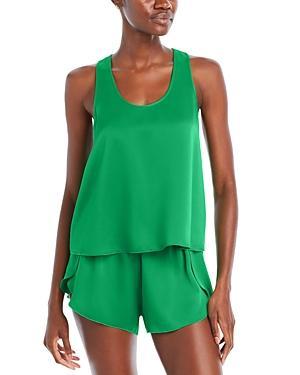 Womens Washable Silk Tulip-Back Pajama Set Product Image
