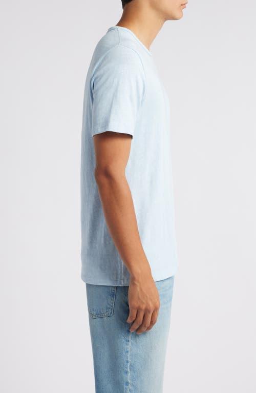 rag & bone Men's Classic Flame Slub Cotton T-Shirt in Light Blue at Nordstrom, Size Medium Product Image