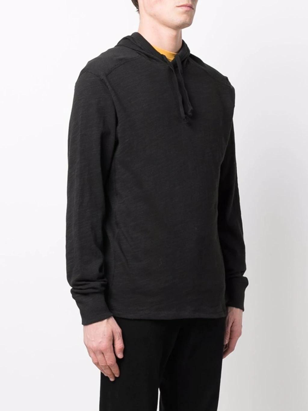 RAG & BONE Lightweight Cotton Hoodie In Black Product Image