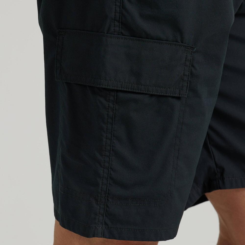 Wrangler Men's ATG Flex 10" Cargo Shorts - Black 42: Relaxed Fit, Heavyweight Fabric, Mid Rise, Stretch, Machine Washable Product Image