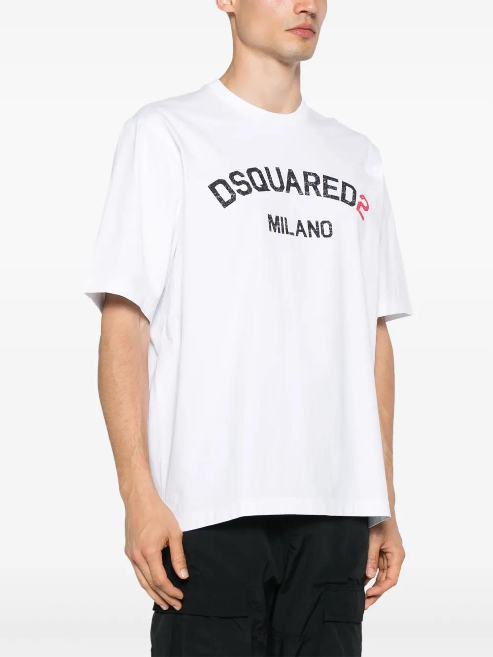 logo-print cotton T-shirt Product Image