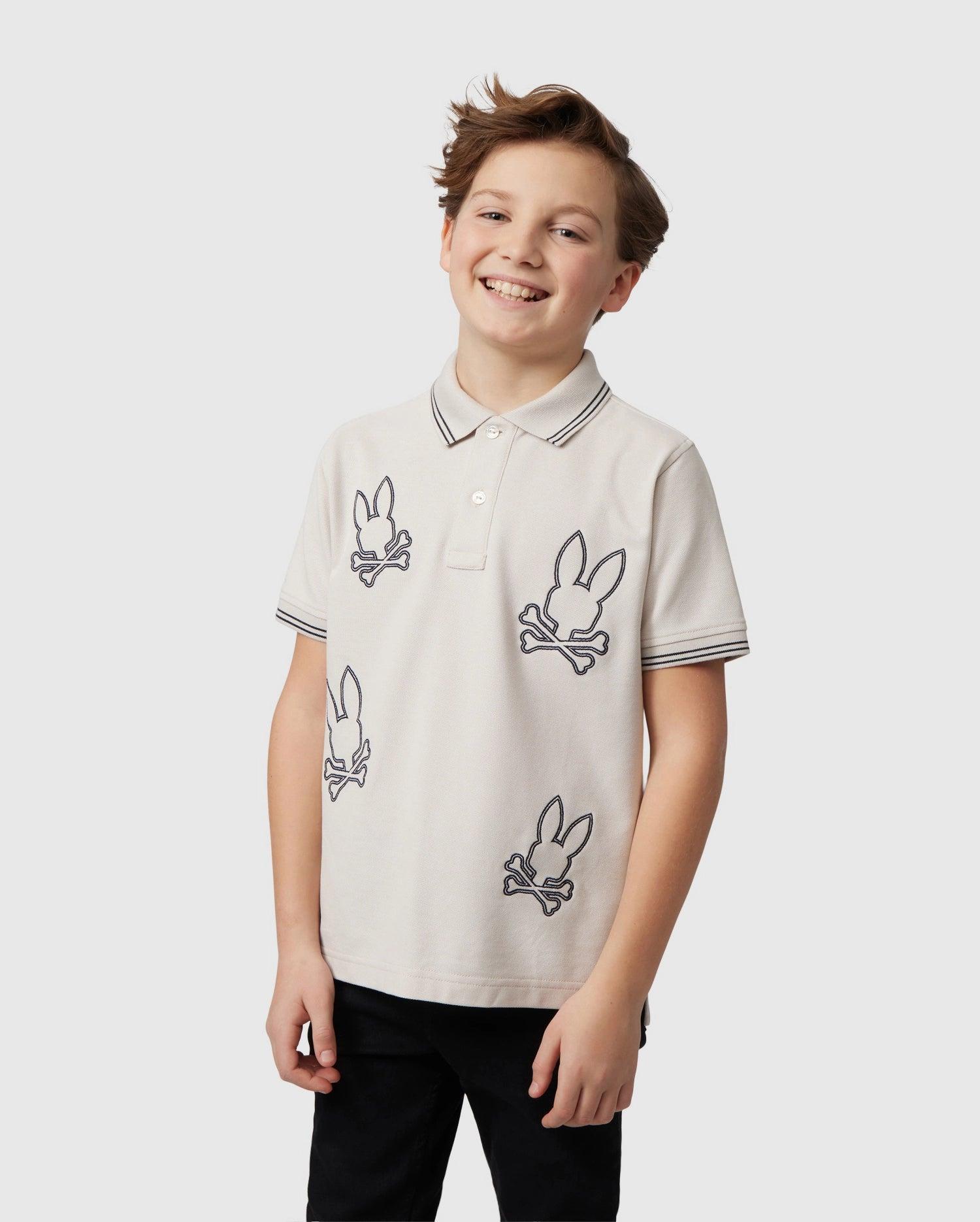 KIDS RIVIERA PIQUE POLO SHIRT - B0K640C200 Product Image