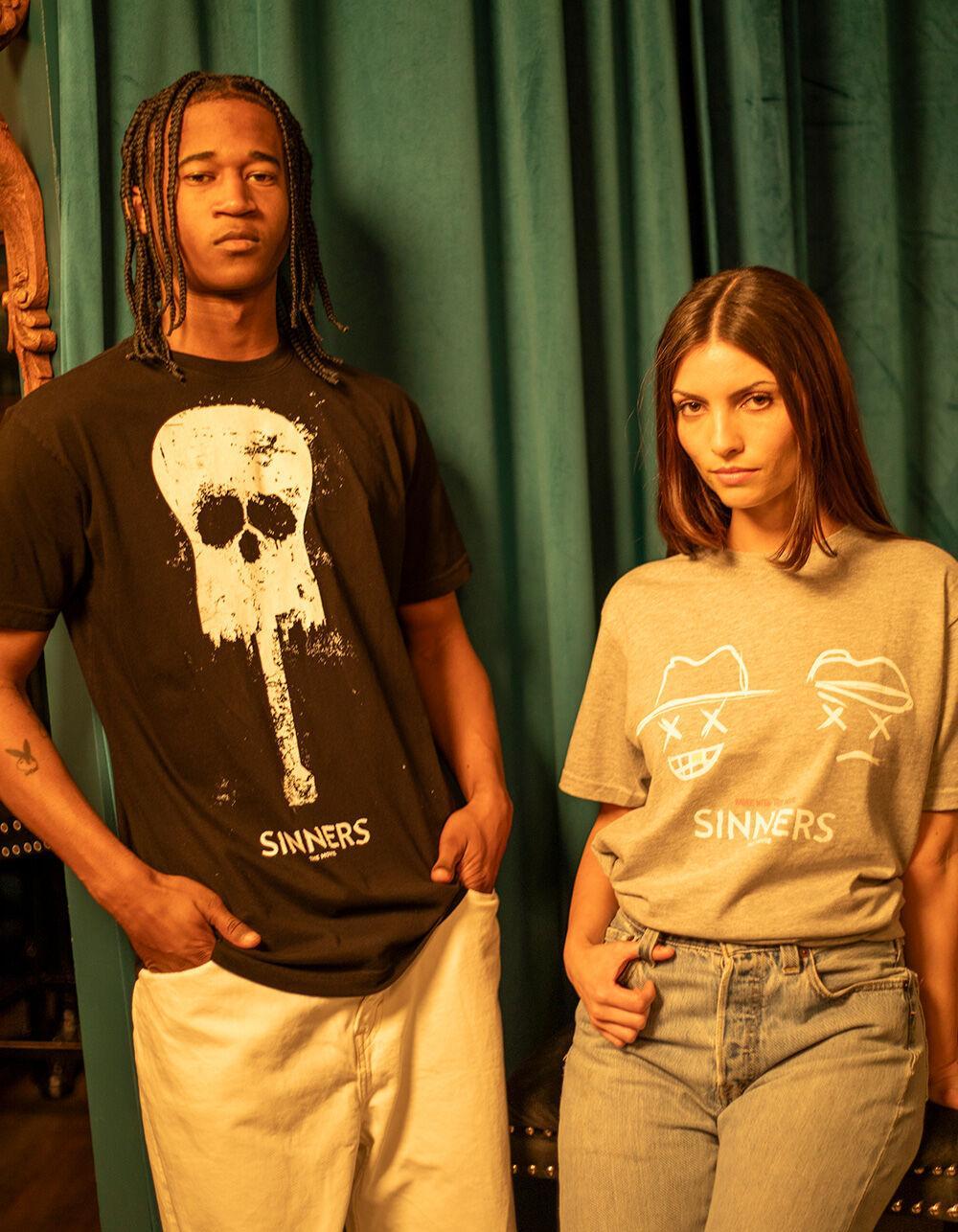 BRIDGEFORTH x SINNERS THE MOVIE Guitar Mens Tee - BLACK Product Image