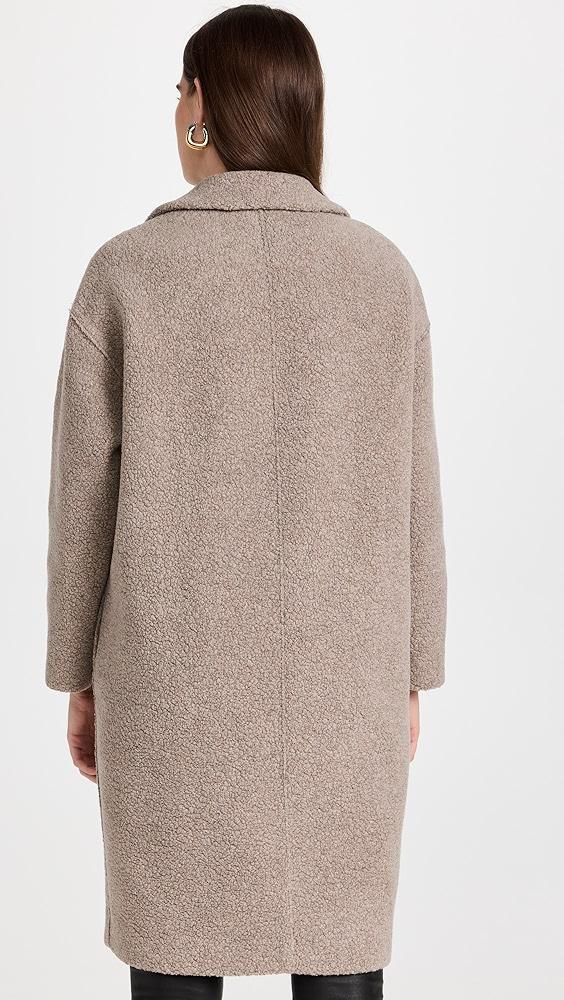 Harris Wharf London Dropped Shoulder Boucle Coat | Shopbop Product Image