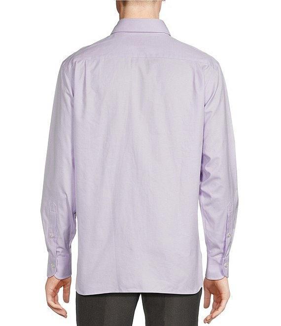 Daniel Cremieux Signature Label Canclini Cotton Dobby Houndstooth Long Sleeve Woven Shirt Product Image