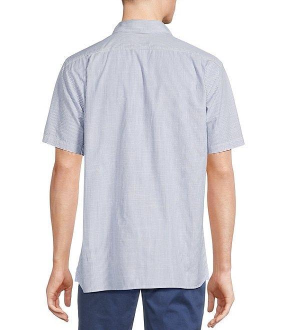 Cremieux Blue Label Stripe Short Sleeve Woven Shirt Product Image