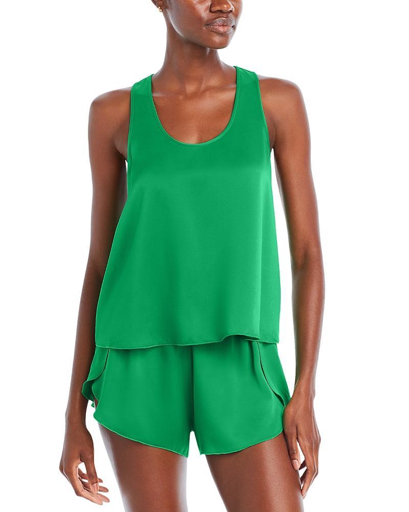 Womens Washable Silk Tulip-Back Pajama Set Product Image