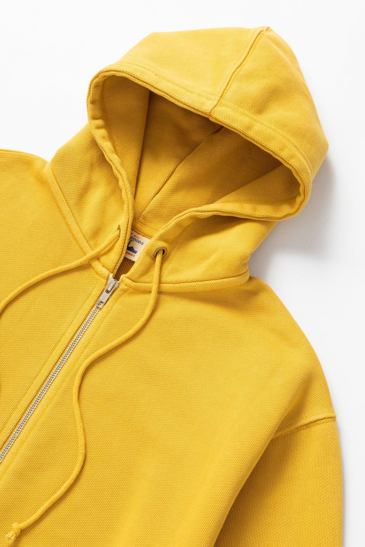 Power Goods - Loopback Zip Hoodie - Sunflower Product Image