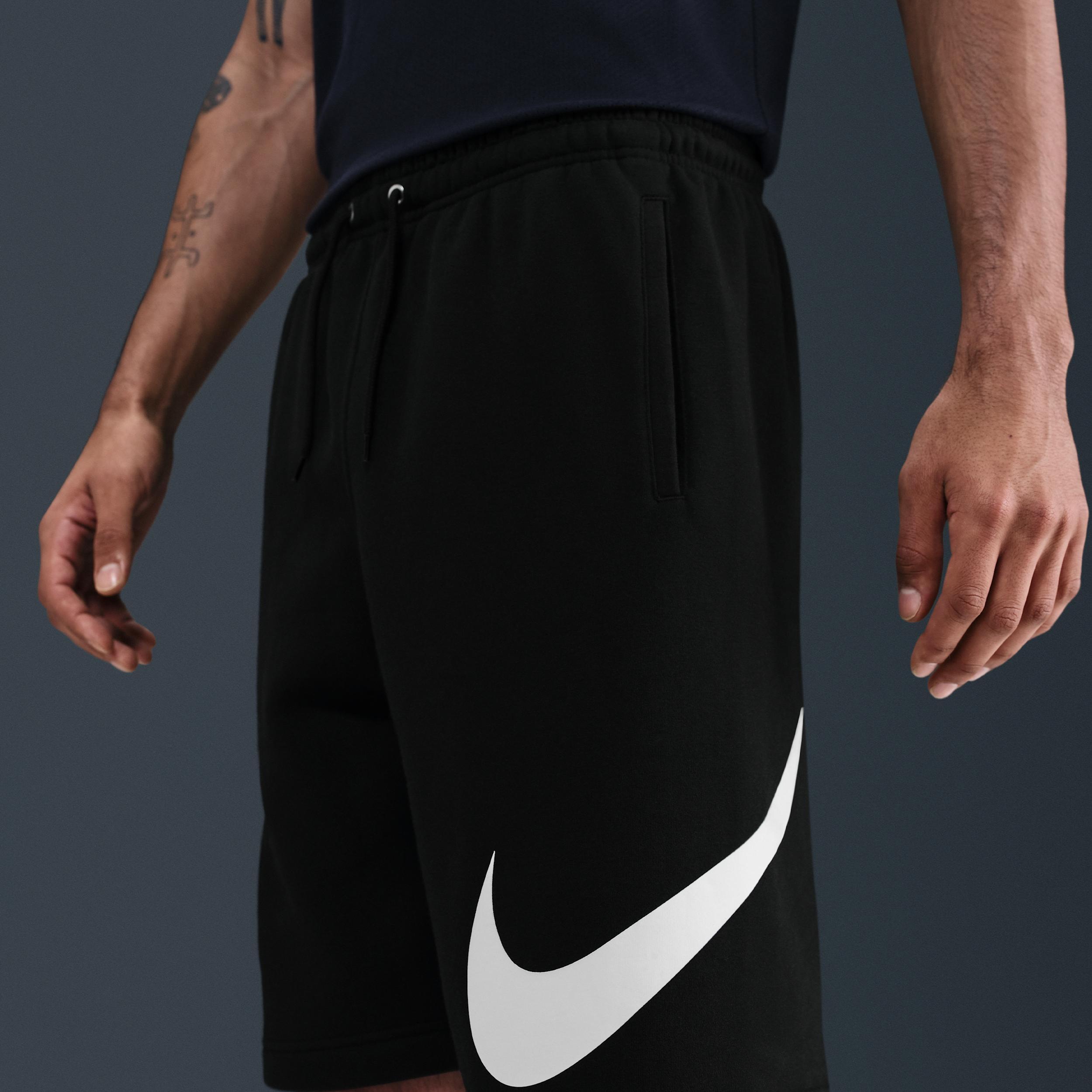 Men's Nike MNK Club Basketball Shorts, Size: XL, Black Product Image