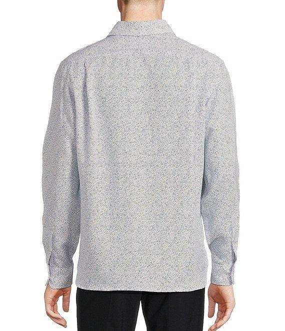 Daniel Cremieux Signature Label Albini Linen Floral Print Long Sleeve Woven Shirt Product Image