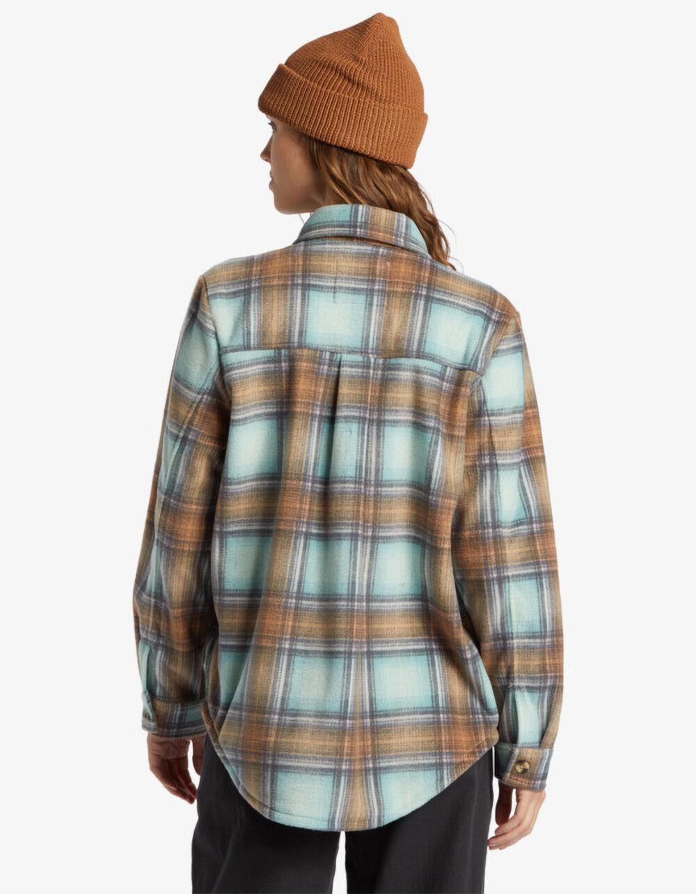 BILLABONG Forge Fleece Womens Flannel Shacket - MULTI Product Image