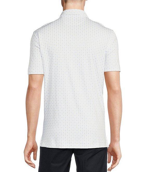 Daniel Cremieux Signature Label Lucent Mini Geo Print Short Sleeve Polo Shirt Product Image