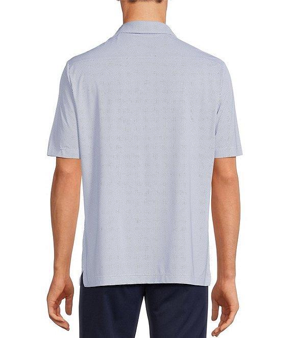Hart Schaffner Marx Luxury Performance Short Sleeve Scale Print Coatfront Shirt Product Image