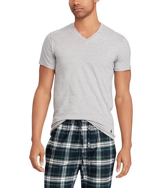Polo Ralph Lauren Slim Fit Assorted V-Neck Undershirt T-Shirts 3-Pack Product Image
