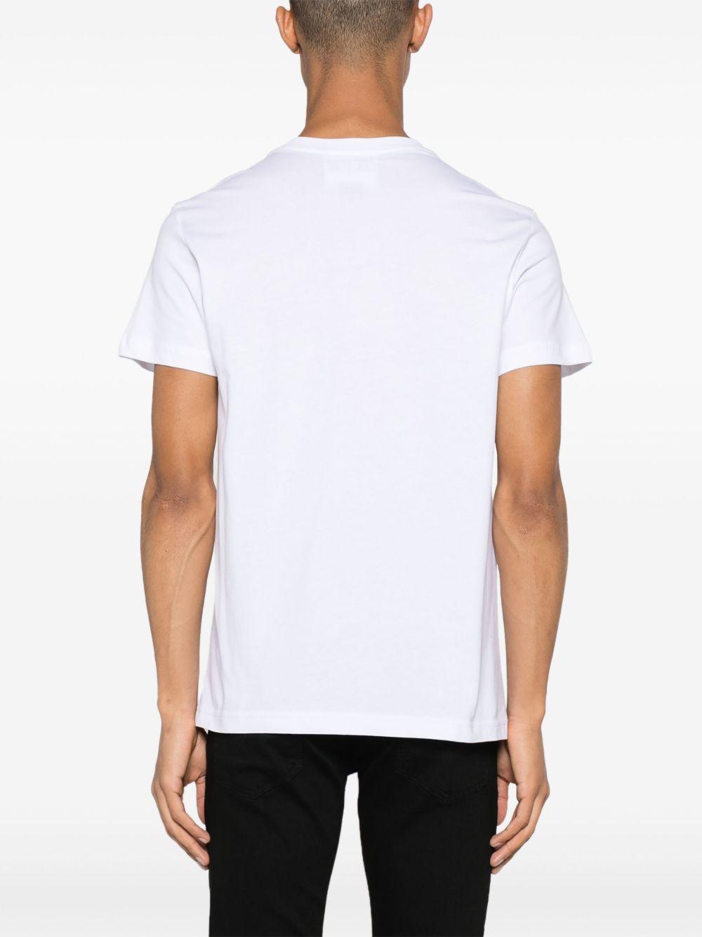 logo-flocked cotton T-shirt Product Image