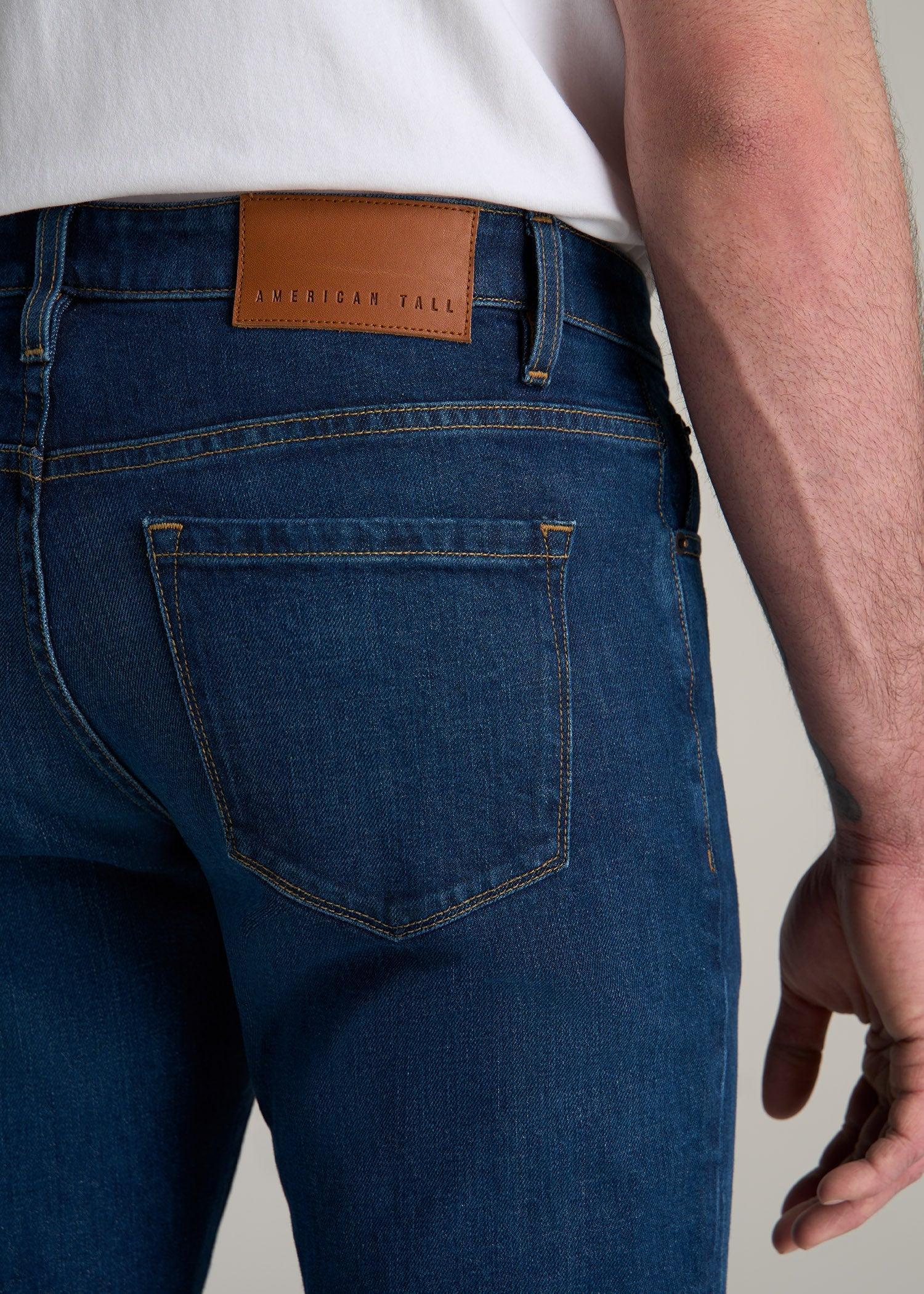 Americana Collection Carman Tapered Fit Jeans For Tall Men in Crown Blue Product Image