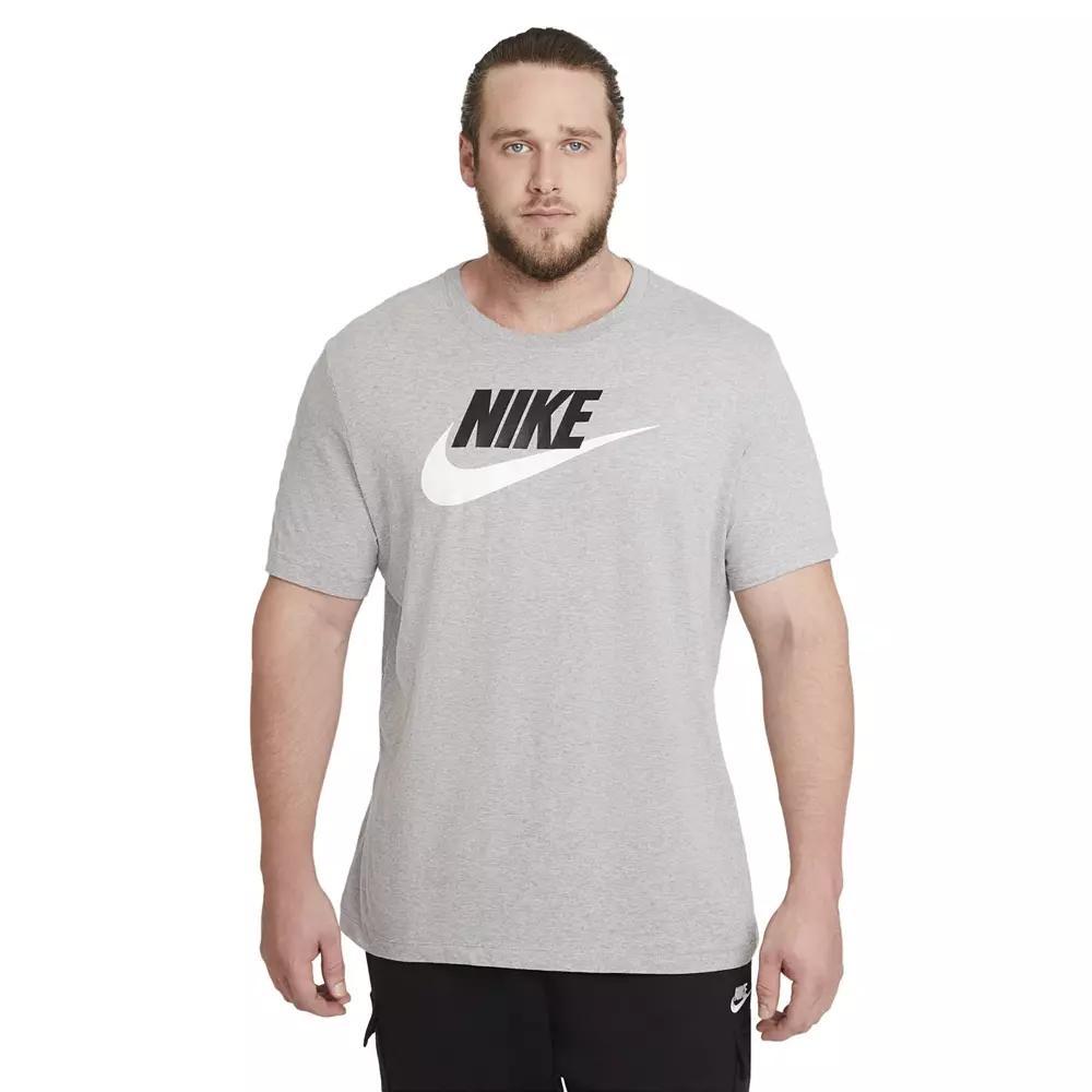 Men's Nike Icon Futura Tee, Size: Large, Dark Gray Grey Product Image