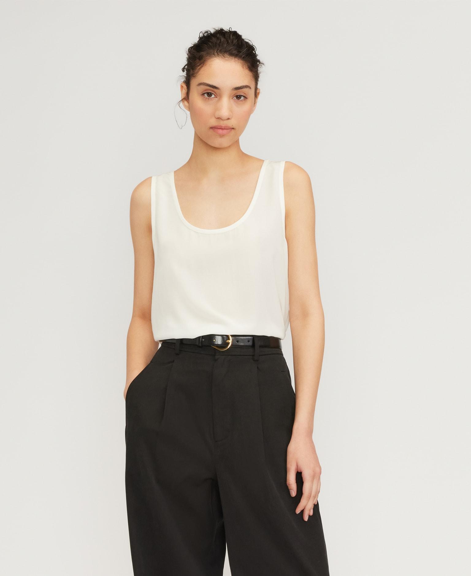 Womens Scoop Tank in Washable Silk by Everlane Product Image