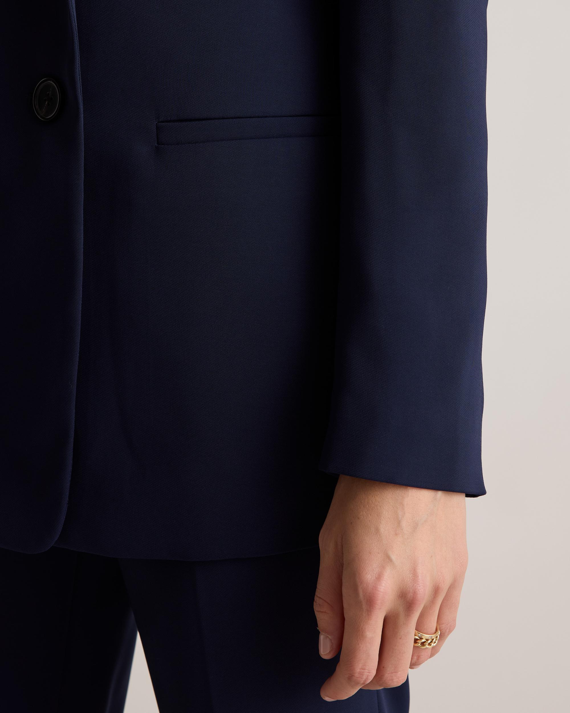 Quince | Women's Stretch Crepe Double-Breasted Blazer Polyester Product Image