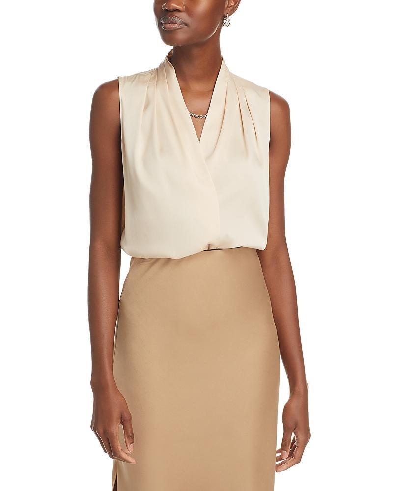 Womens Mila Sleeveless Silk-Blend Blouse Product Image