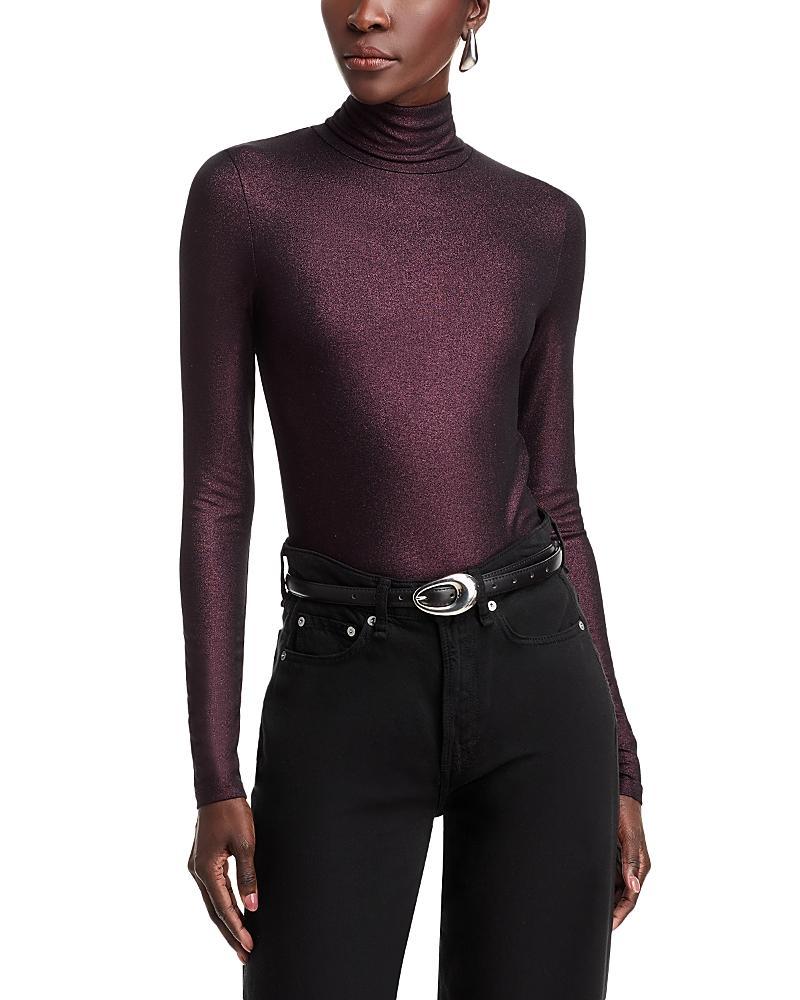 Majestic Filatures Metallic Turtleneck Top Product Image