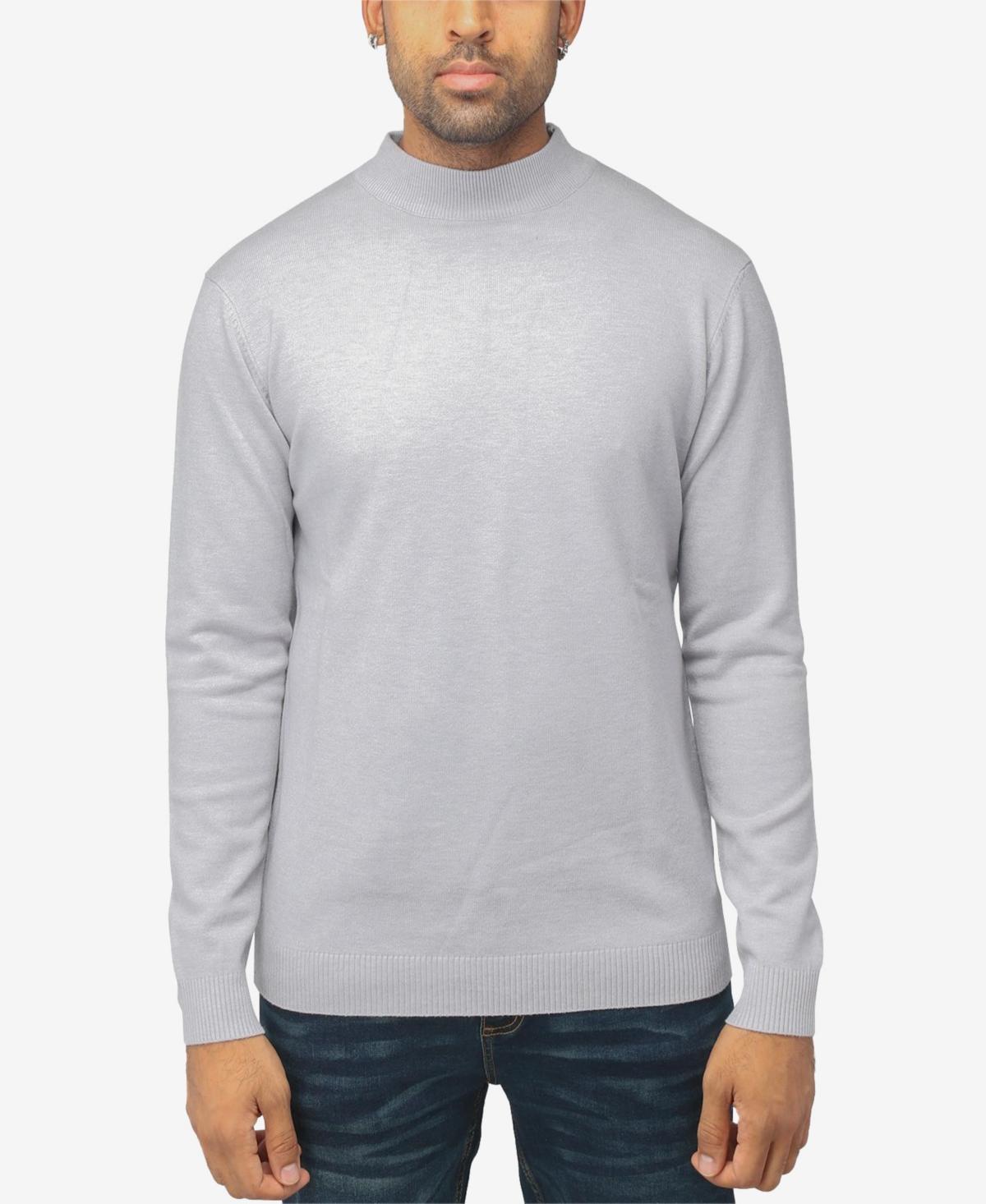 Men's Xray Regular-Fit Mockneck Sweater, Size: 3XL, Brown Product Image