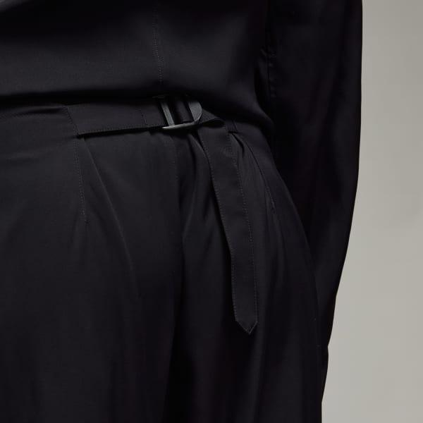 adidas Y-3 Rayon Twill Elasticated Cuff Pants Black S Womens Product Image