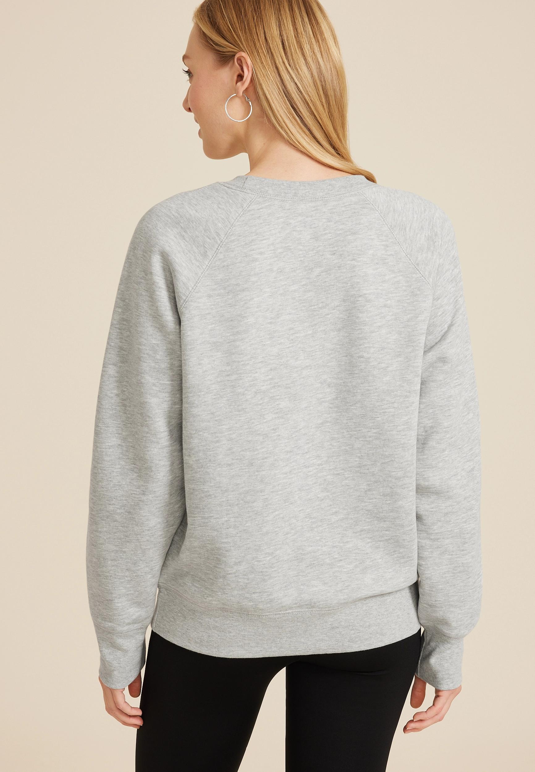 Maurices Womens National Lampoons Christmas Relaxed Fit Sweatshirt Gray Size X Small Product Image