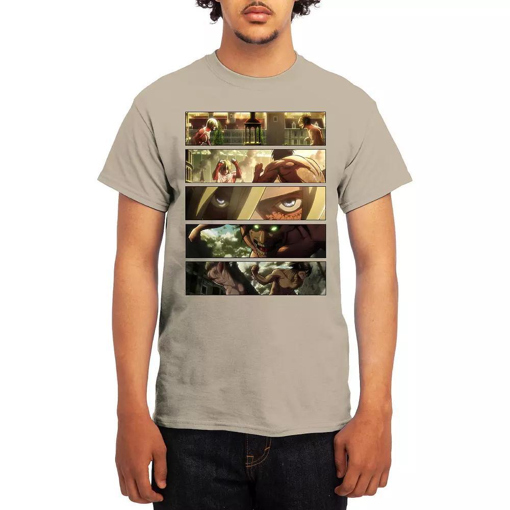 Mens Attack on Titan Battle Titans Full Color Graphic Tee Product Image