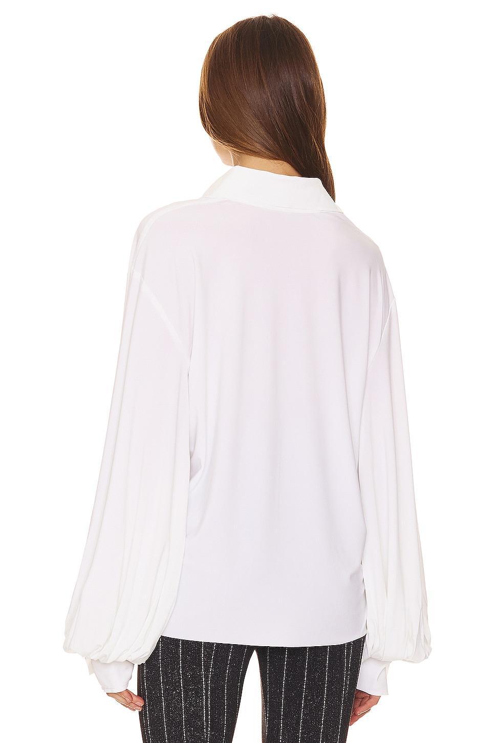 Womens Blouson-Sleeve Four-Way Stretch Shirt Product Image