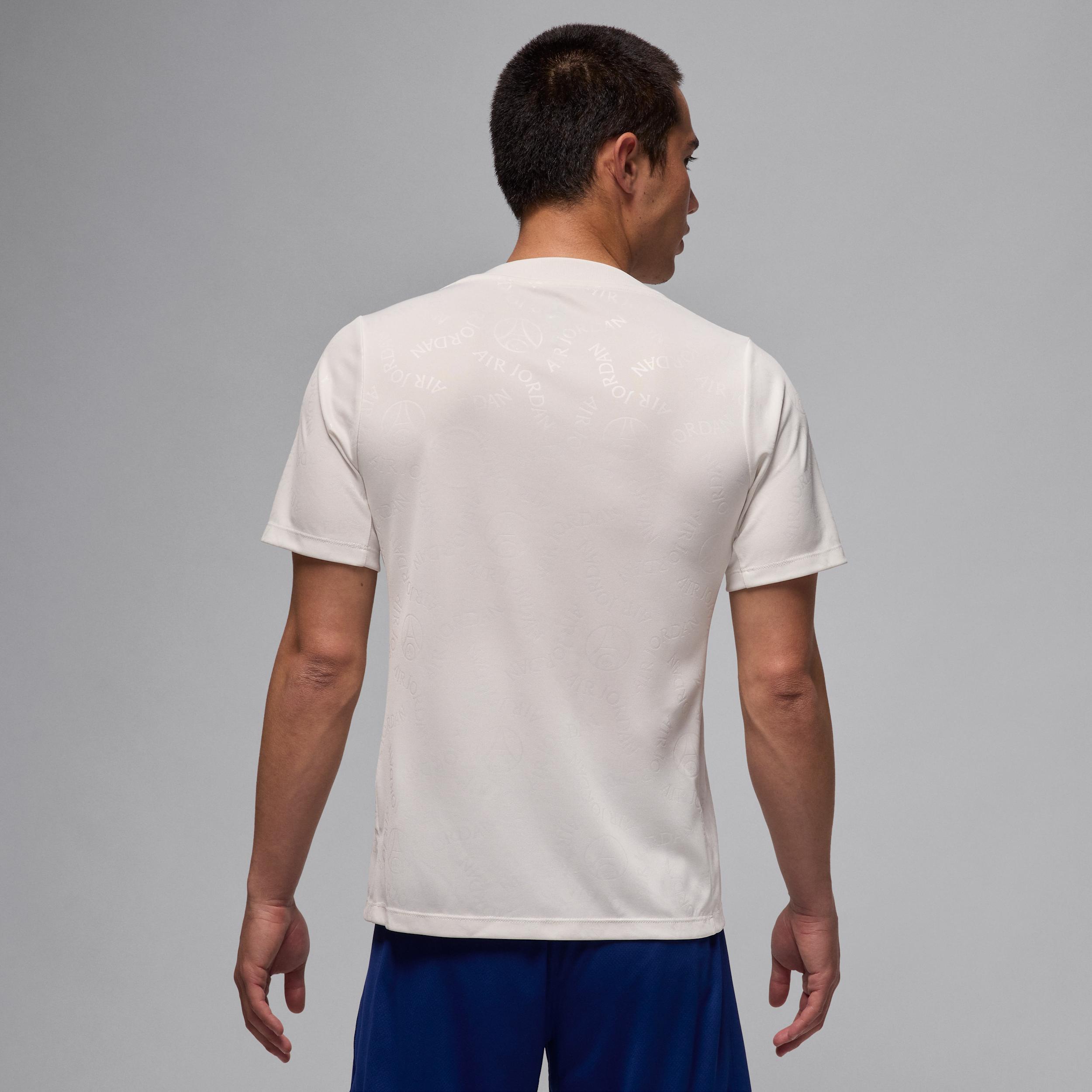 Nike Mens Paris Saint-Germain Academy Pro Fourth Jordan Dri-FIT Soccer Short-Sleeve Pre-Match Top Product Image