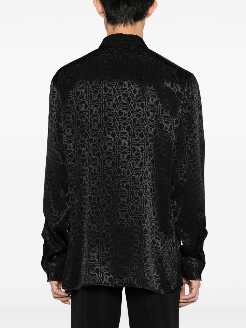 logo-jacquard shirt Product Image