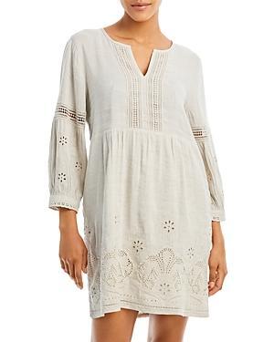 Tommy Bahama St. Lucia Split Neck Dress Swim Cover-Up Product Image