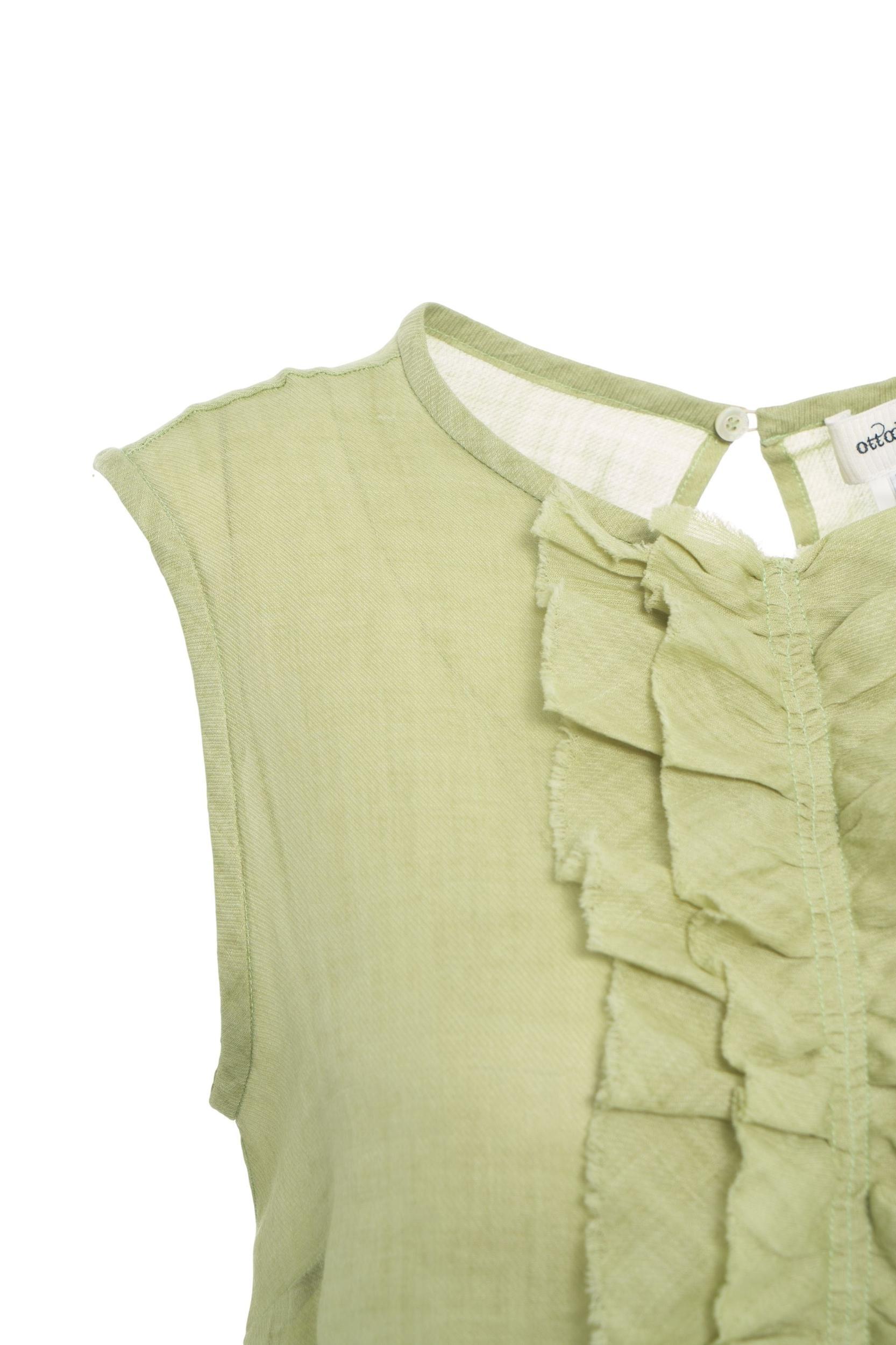 Ramie blouse with ruffles Product Image