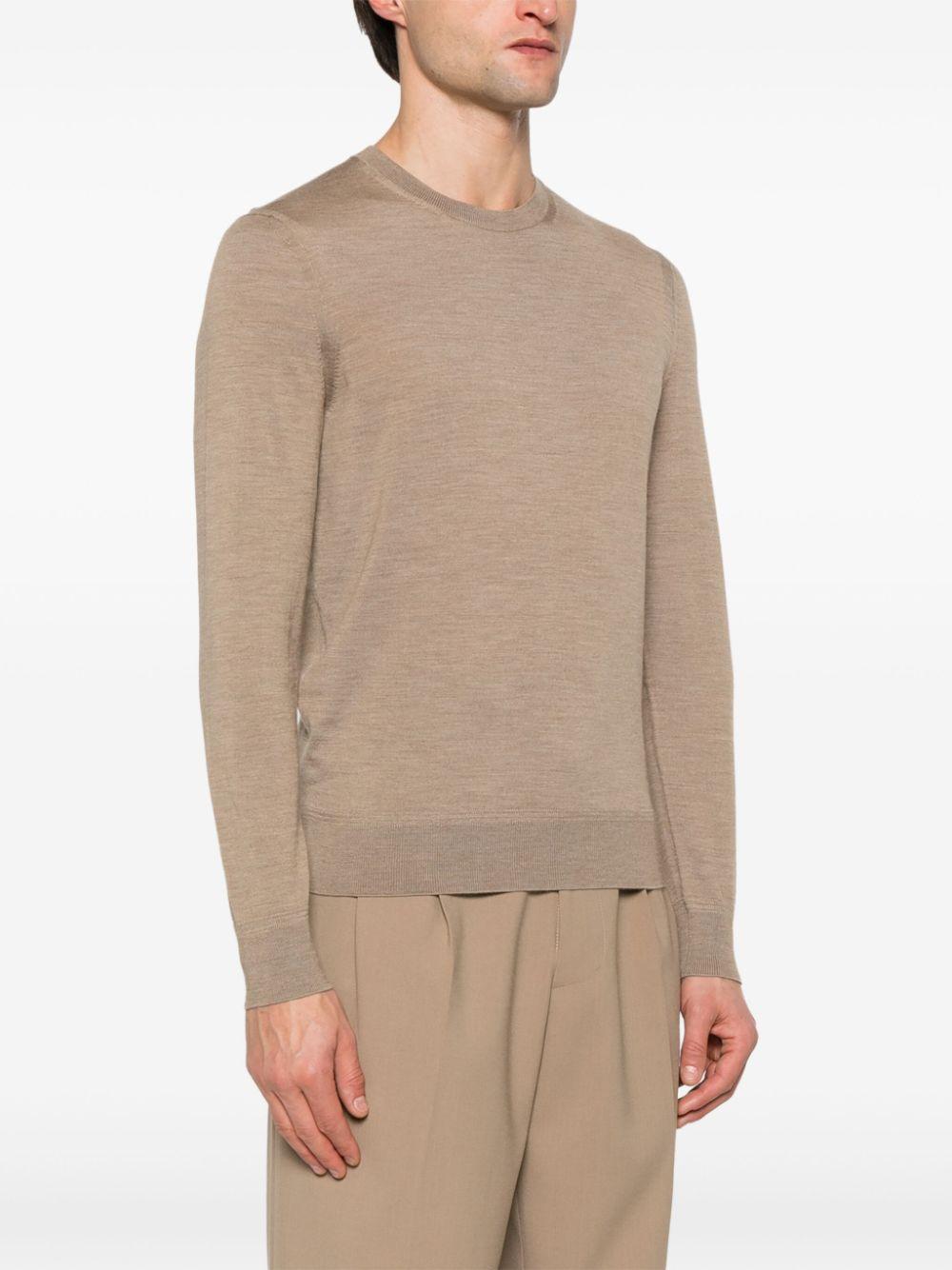 TOM FORD Merino Wool Sweater In Nude Product Image