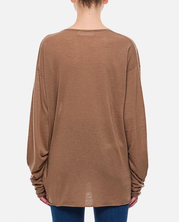 EXTREME CASHMERE Gemini Cashmere Round Neck Sweater In Brown Product Image