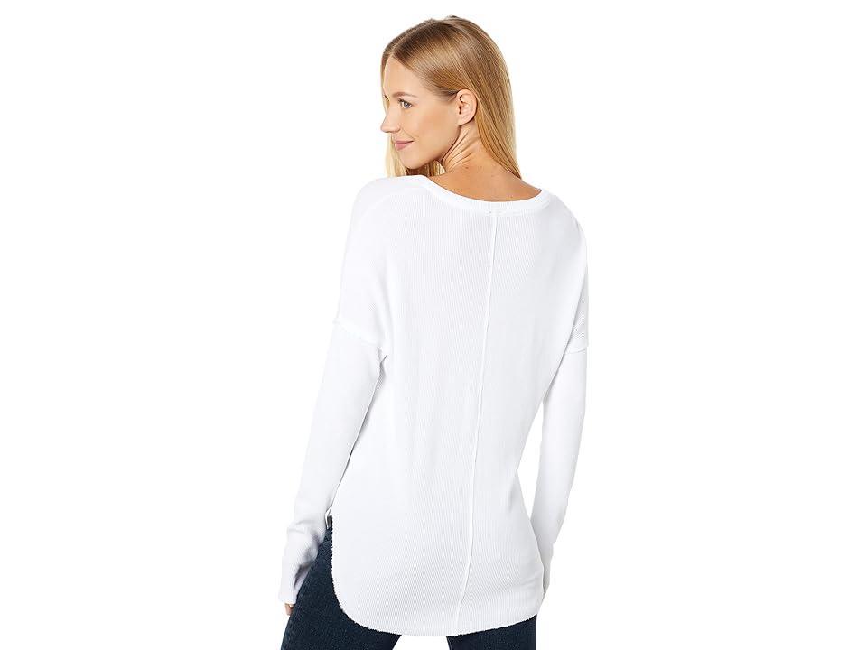 bobi Los Angeles Drop Shoulder V-Neck Tee Women's Clothing Product Image