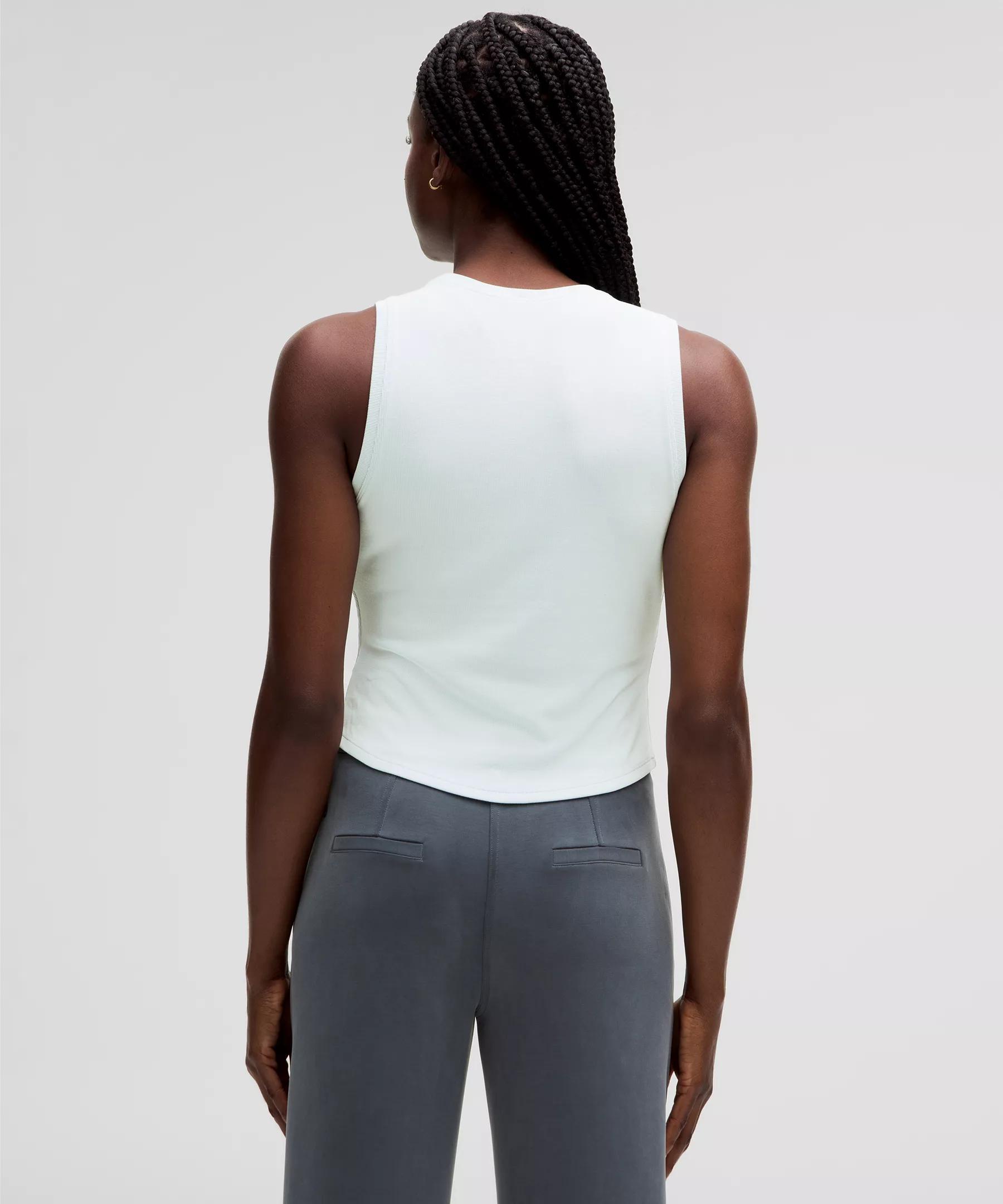 Asymmetrical Hem Tank Top Product Image