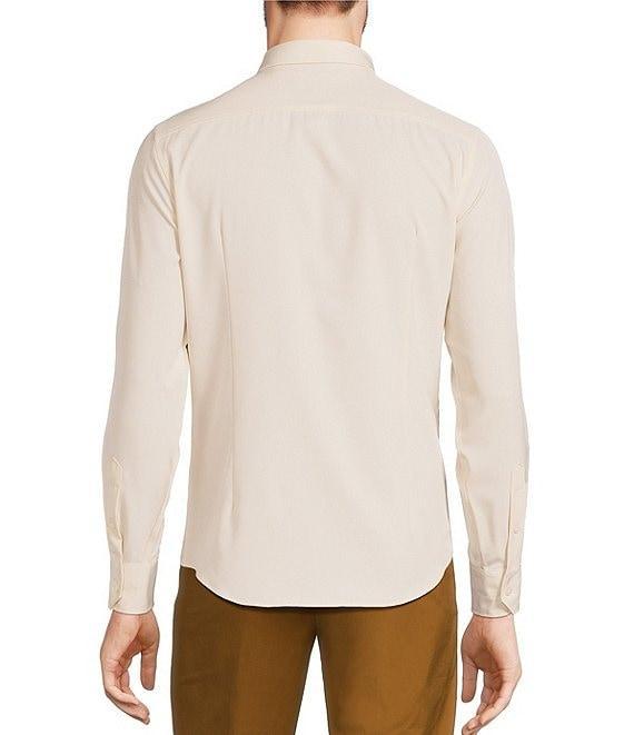 Murano Big & Tall Slim Fit Solid Performance Stretch Long Sleeve Woven Shirt Product Image