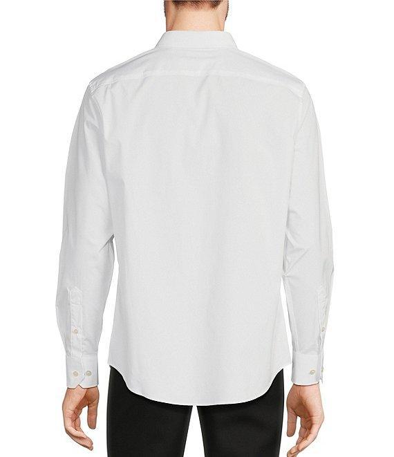 Murano Slim Fit Solid Long Sleeve Woven Shirt Product Image