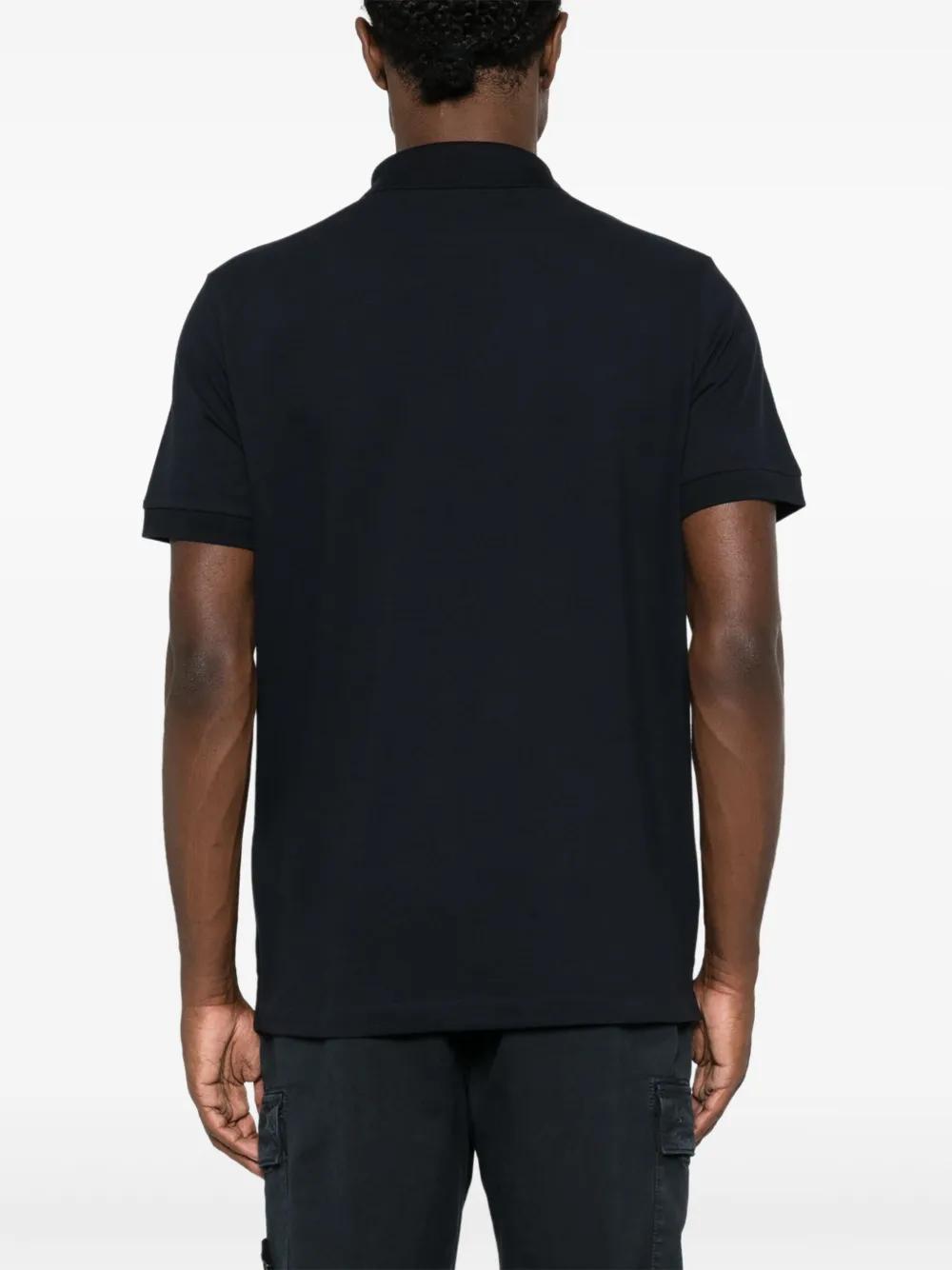 Compass-badge piqué polo shirt Product Image