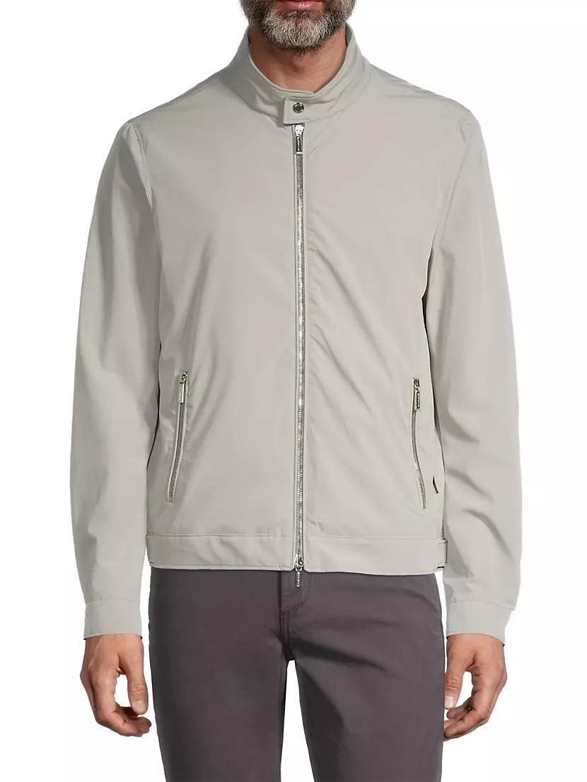 Banded Collar Bomber Jacket Product Image