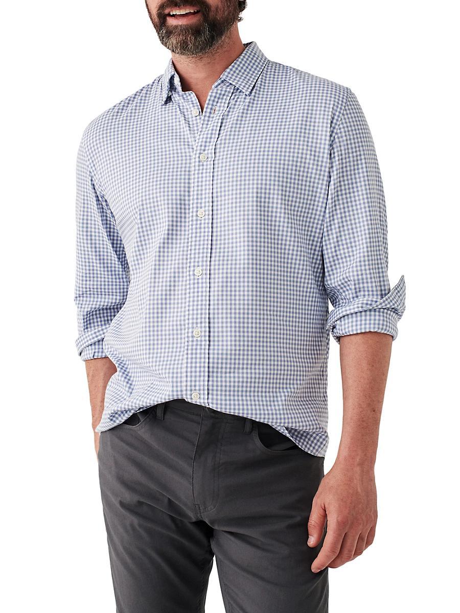Faherty Performance Stretch Movement Plaid Long Sleeve Woven Shirt Product Image
